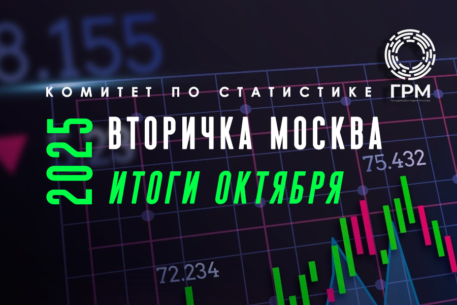 Вторичный рынок недвижимости Москвы, итоги октября 2025 года